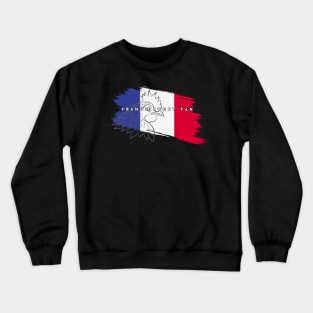 Minimalist Rugby Part 3 #007 - France Rugby Fan Crewneck Sweatshirt